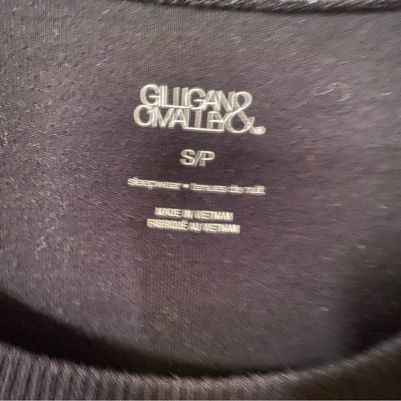 Black Tunic / Long Sleeve / Nightshirt - Picture 4 of 4